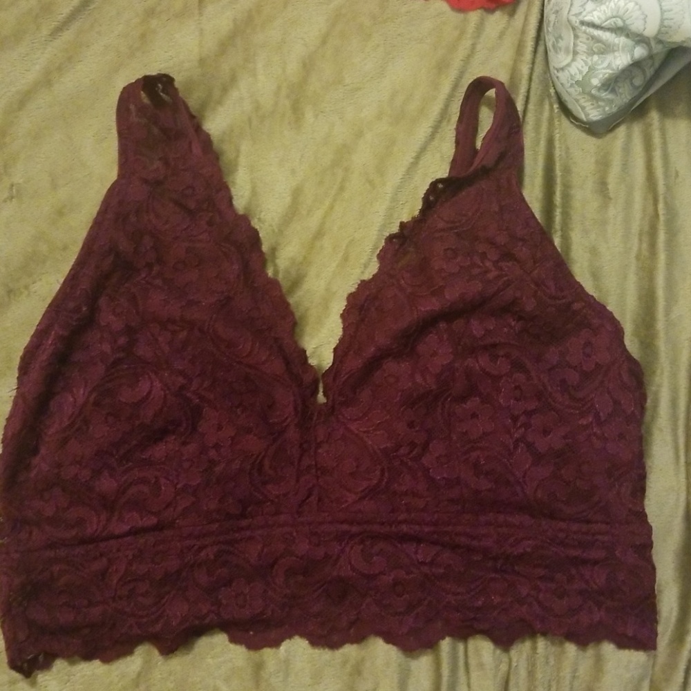 Plum Lace Bralette